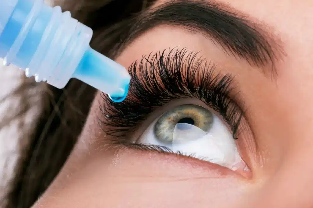Applying Eye Drops